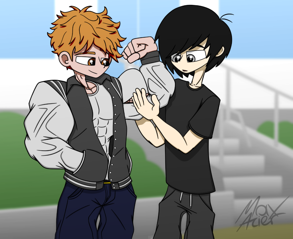 The Jock and his Emo BF