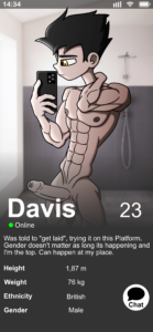 Going on Grindr