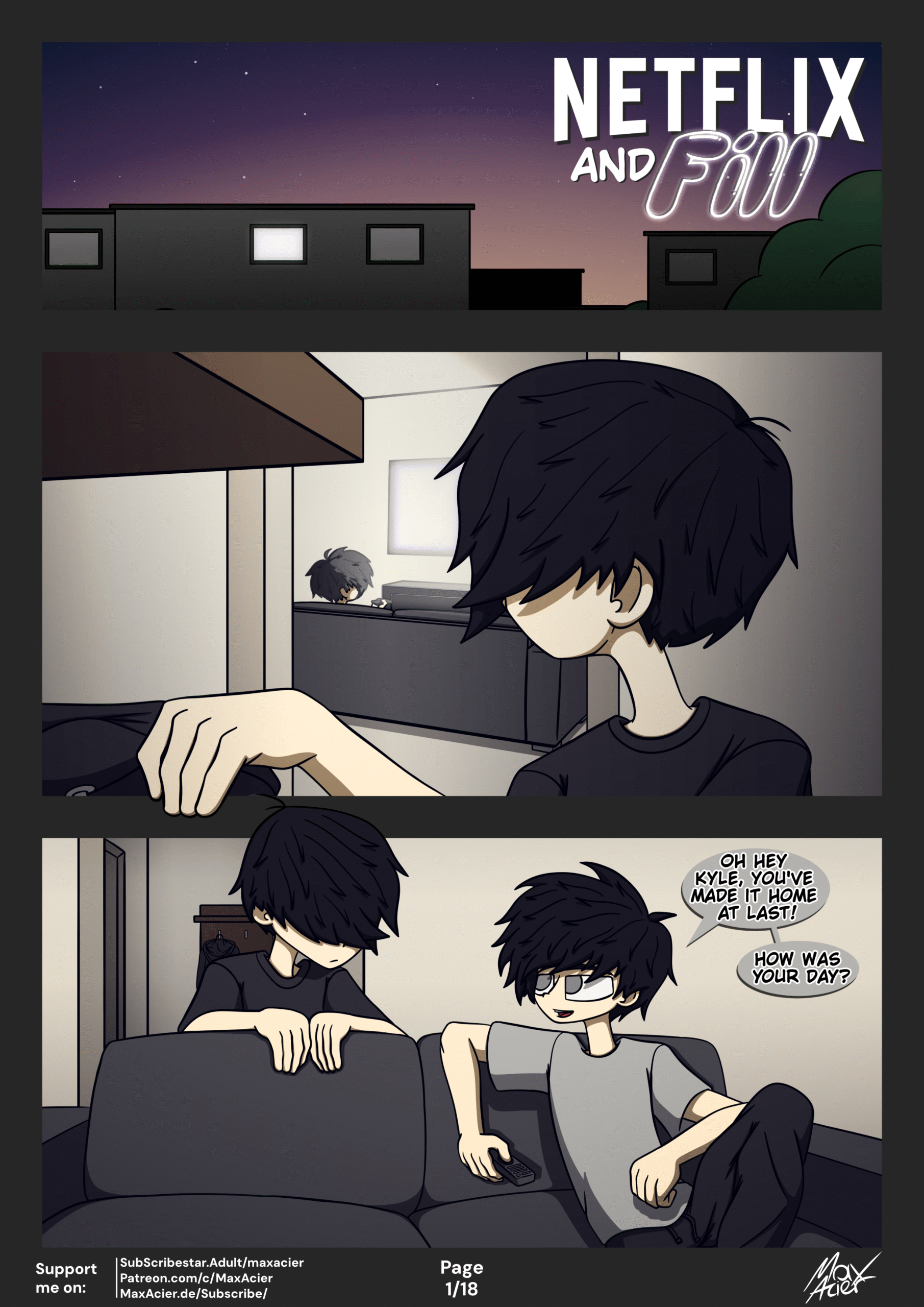 “Netflix and Fill” Comic