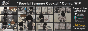 My 2nd Comic “Special Summer Cocktail” almost done!