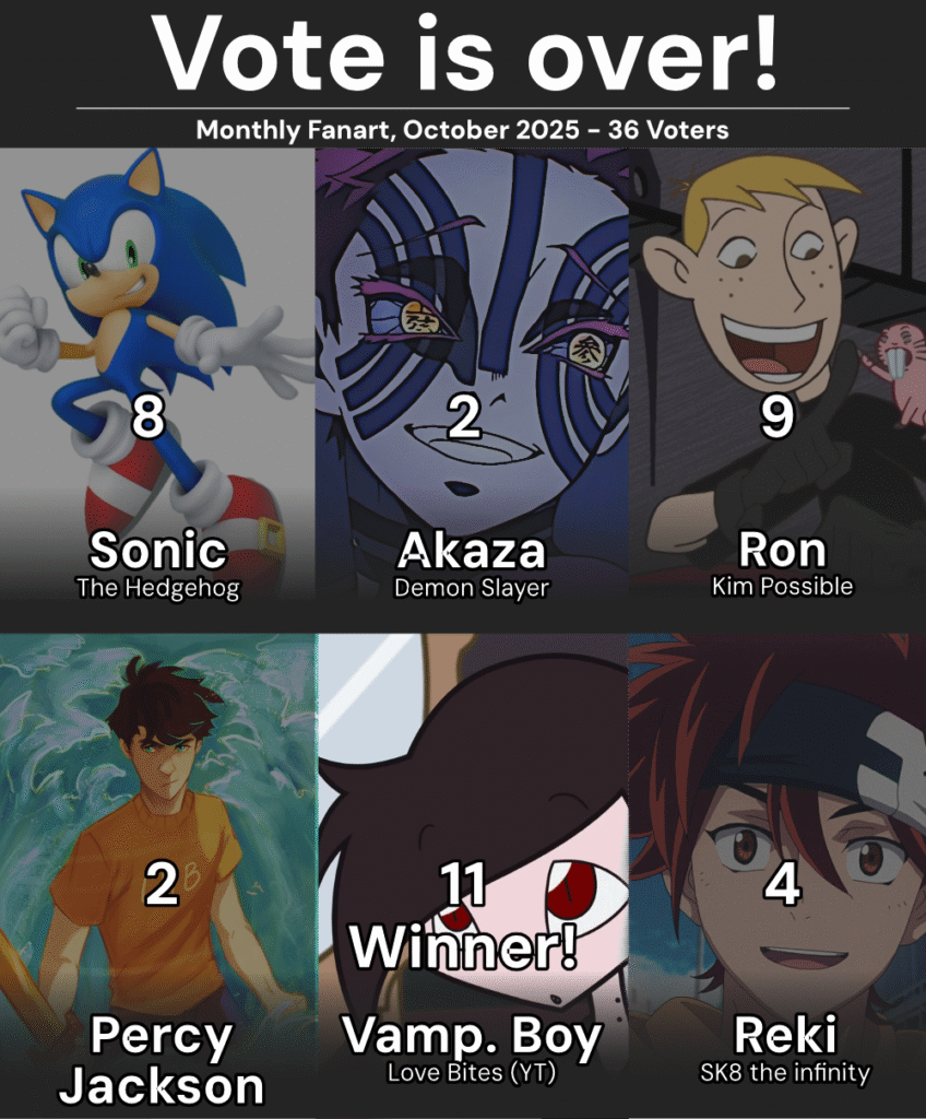 Monthly Fanart: October 2025