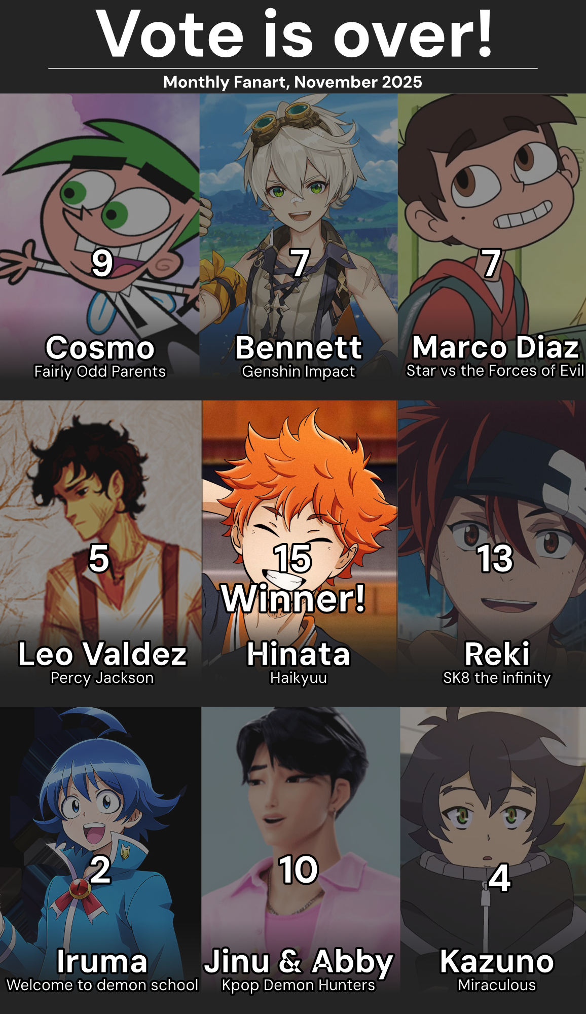 Monthly-Fanart: November 2025