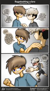 Ragebaiting a Bro